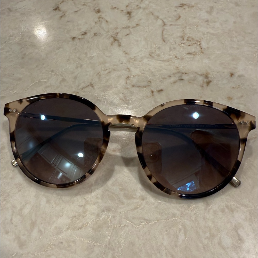 Warby Parker tortoise shell Langley sunglasses